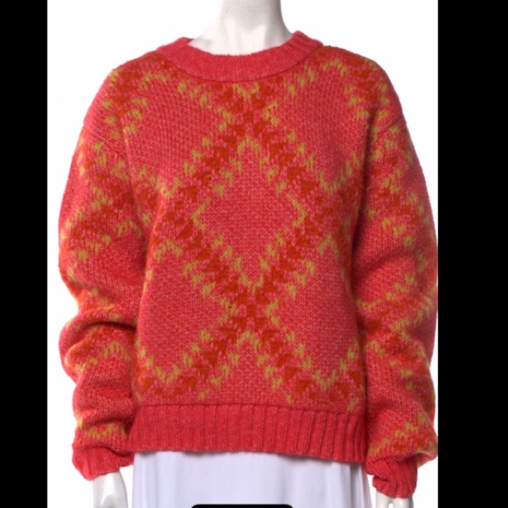 Lingua Franca Crew Neck Sweater